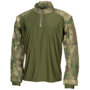US Tactical Shirt, langarm, HDT-camo FG – Robust, funktional und einsatzbereit