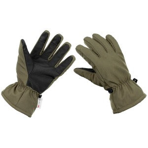 Fingerhandschuhe, Softshell – Oliv