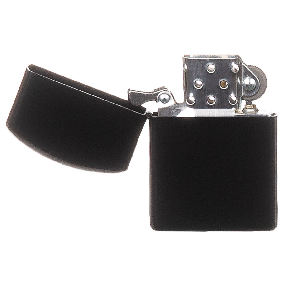 Benzin-Sturmfeuerzeug, schwarz, unbefüllt