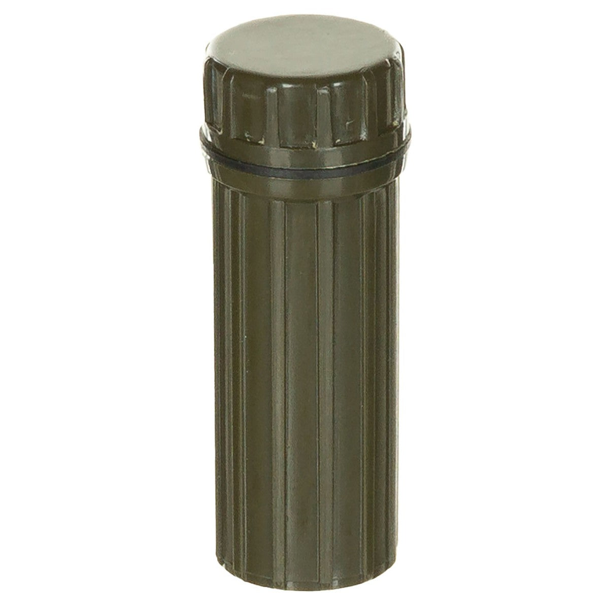 Wasserdichte Box, rund, oliv