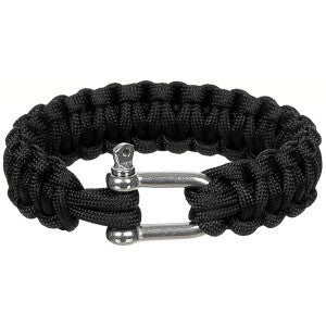 Armband "Parachute Cord" – Schwarz