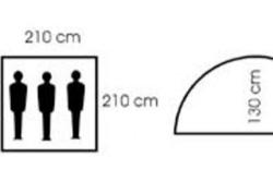 Zelt, "Monodom", 3 Personen, operation-camo