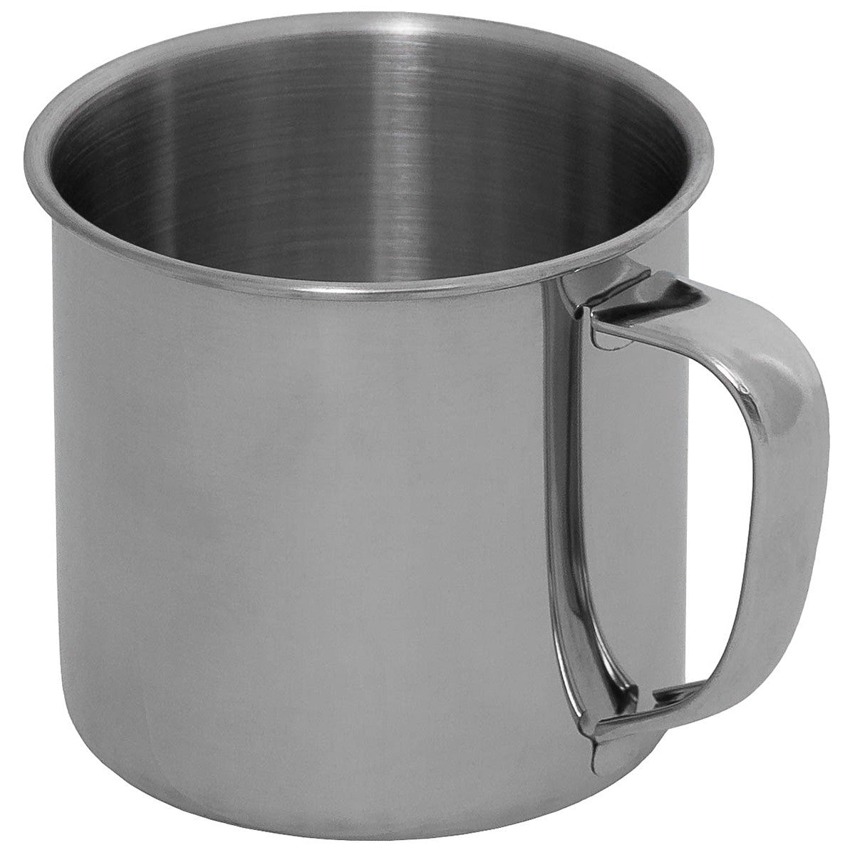 Tasse, Edelstahl, einwandig, ca. 250 ml