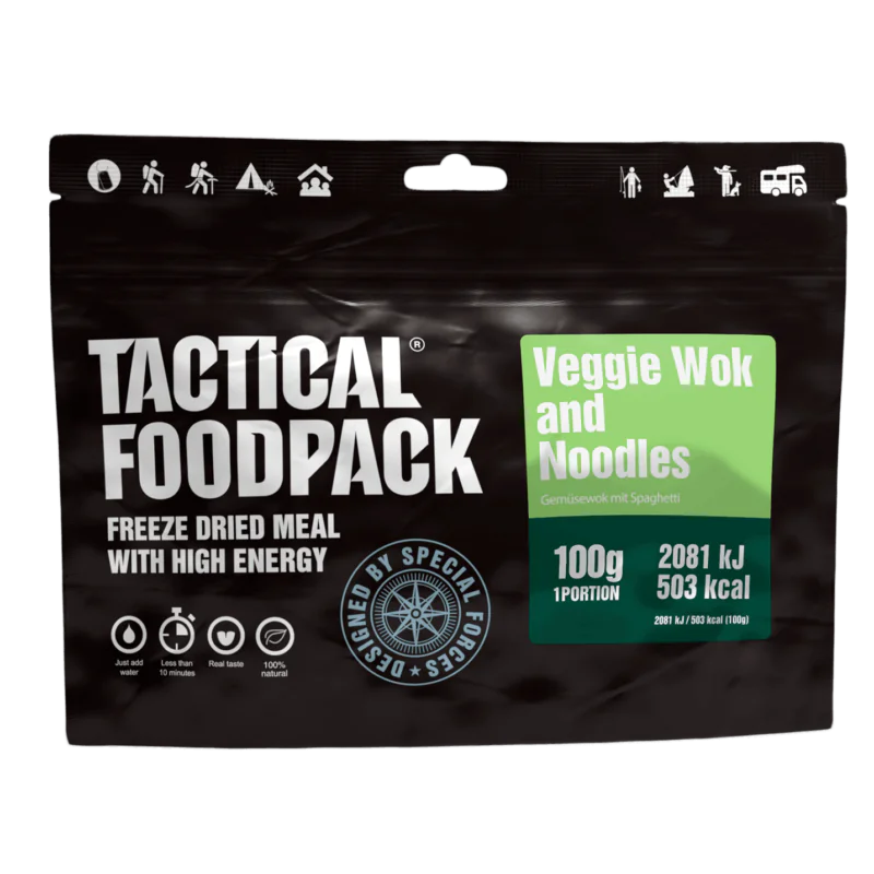Tactical Foodpack Gemüsewok mit Spaghetti