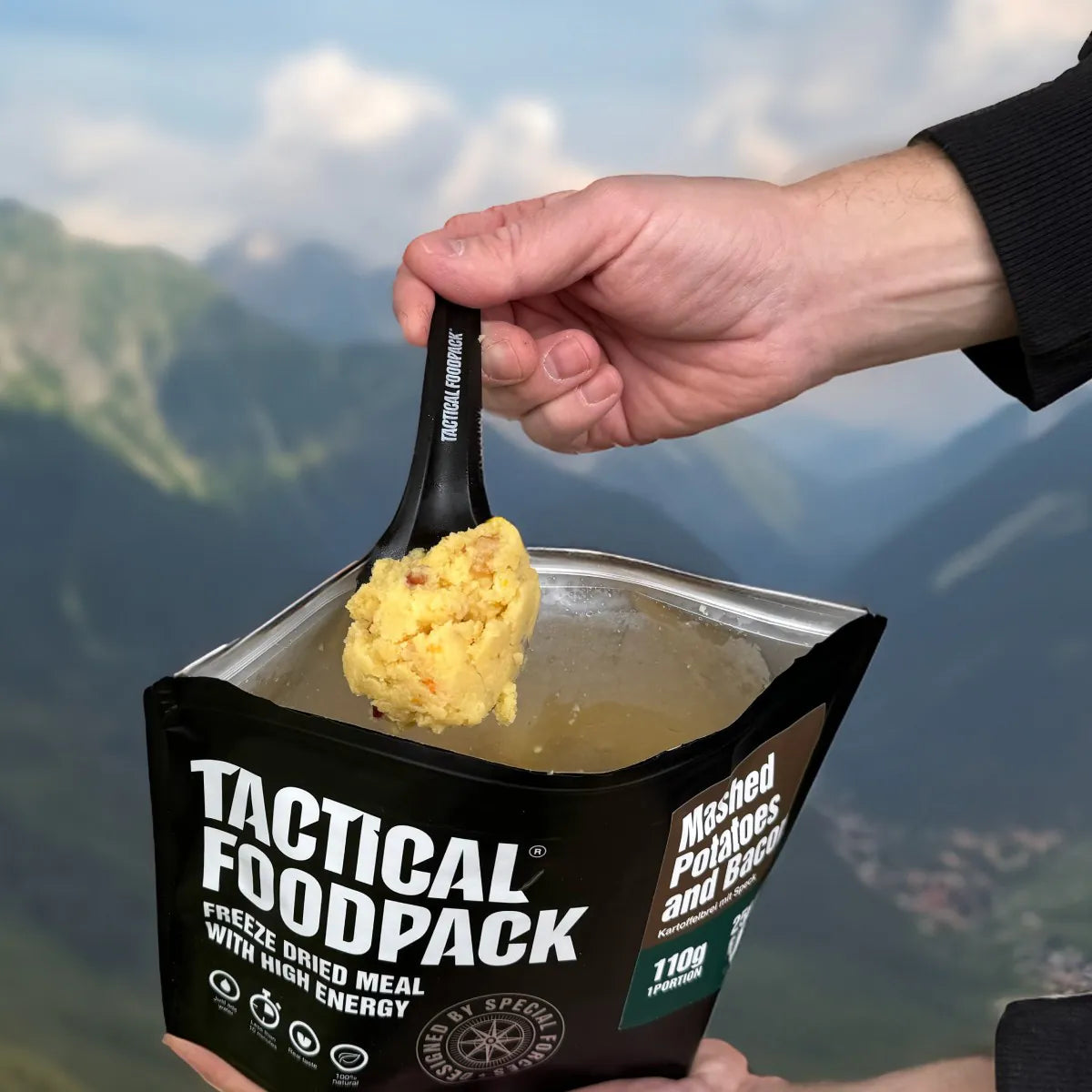 Tactical Foodpack Kartoffelbrei mit Speck - Mashed Potatoes and Bacon