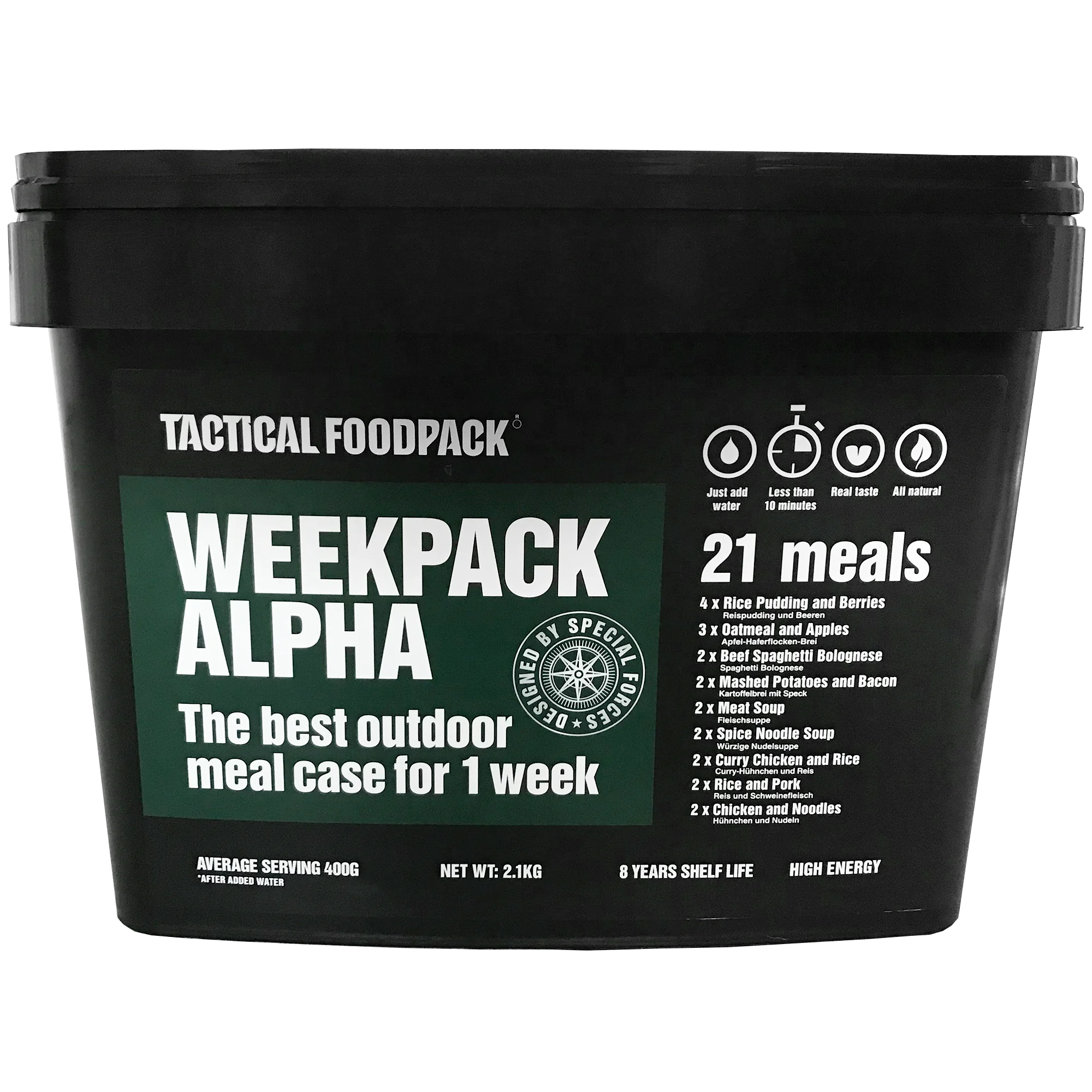 Tactical Foodpack Weekpack Alpha