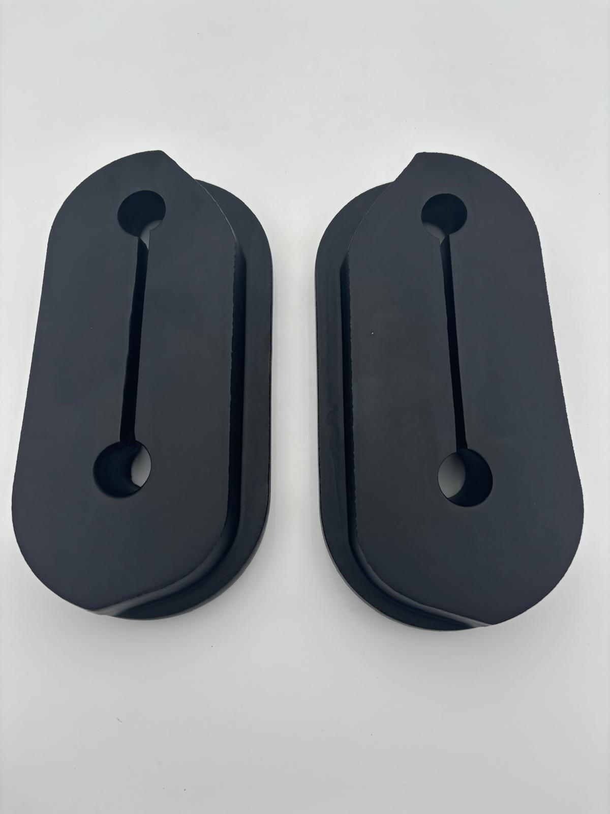 Humvee Haubenauflagen Gummi set rechts und links