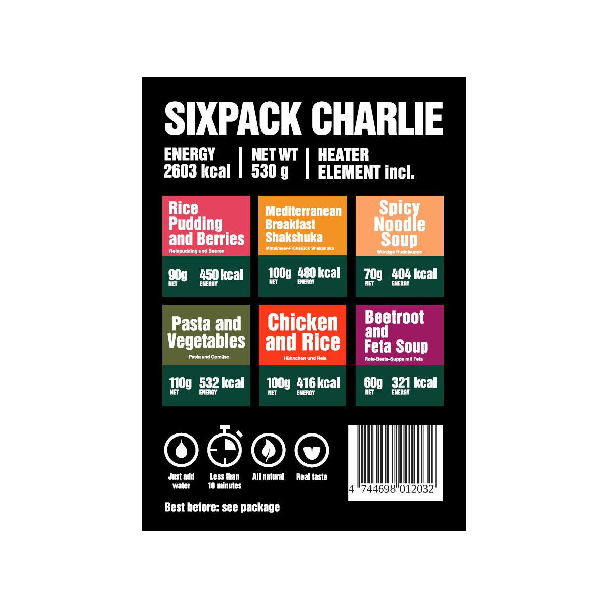 Tactical Foodpack Sixpack Charlie